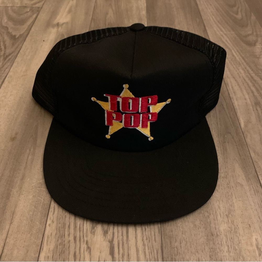 Vintage Trucker Snapback Signatures Hat TOP POP Sheriff Badge Rare - Picture 5 of 5